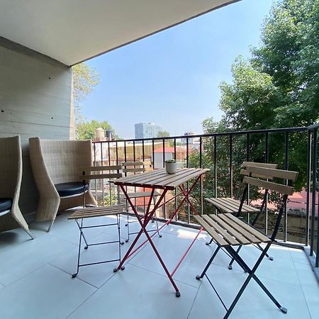Terraza Gran Vista Pegado A La Condesa 2Br Hotel Mexico City Exterior photo